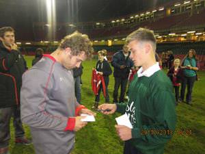 Dan’s doing so well with the Scarlets (West) under 16 squad